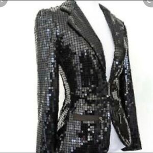 BEBE Sequined Blazer